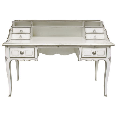 Scrittoio in stile Napoleone III - 736 B - MOISSONNIER - in faggio / con vano contenitore / con ripiano