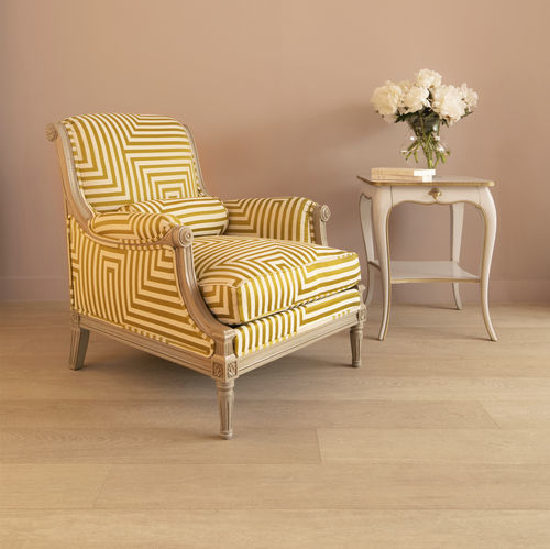 Poltrona in stile - 161 series - MOISSONNIER - in tessuto / in faggio / con cuscino rimovibile