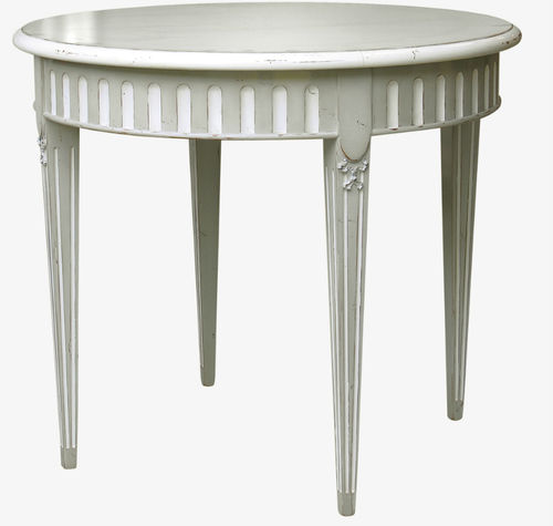 Tavolo in stile - 574 series - MOISSONNIER - in faggio / in legno laccato / in marmo