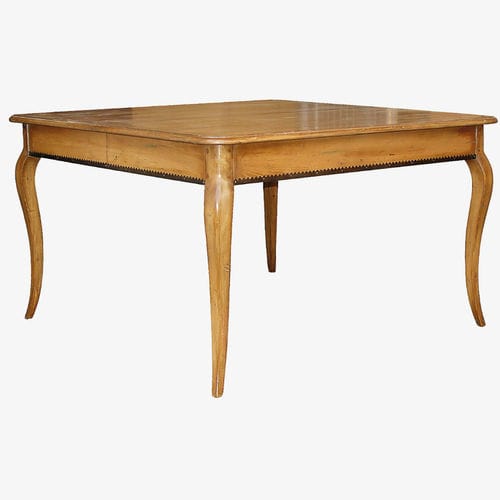 Tavolo in stile Reggenza - 663 series - MOISSONNIER - in pino / in marmo / con supporto in pino