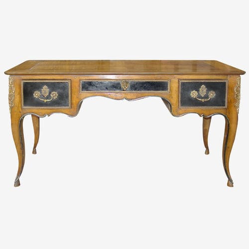 Scrivania da terra - 592 series - MOISSONNIER - in stile Reggenza / in legno laccato / in ciliegio