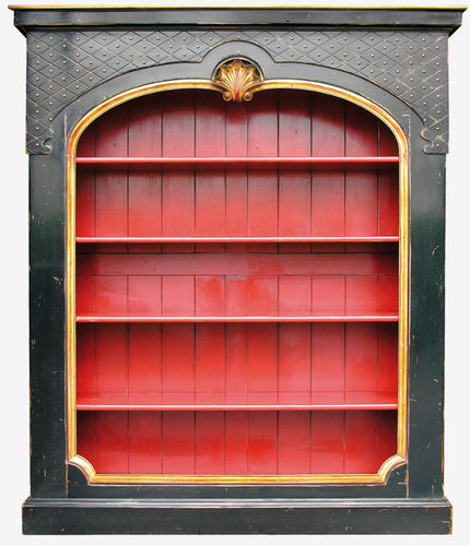 Libreria in stile - 734 series - MOISSONNIER - in faggio / su misura / nera