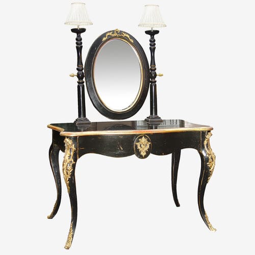 Mobile da toeletta in stile Napoleone III - 720 B - MOISSONNIER - in legno laccato / in faggio / retroilluminato