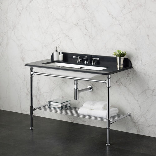 Supporto per lavabo in cromo - METALLO 113 - Victoria + Albert - in quarzo
