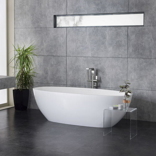 Vasca da bagno ovale - BARCELONA - Victoria + Albert - ad isola / per ambiente abitativo / in composito