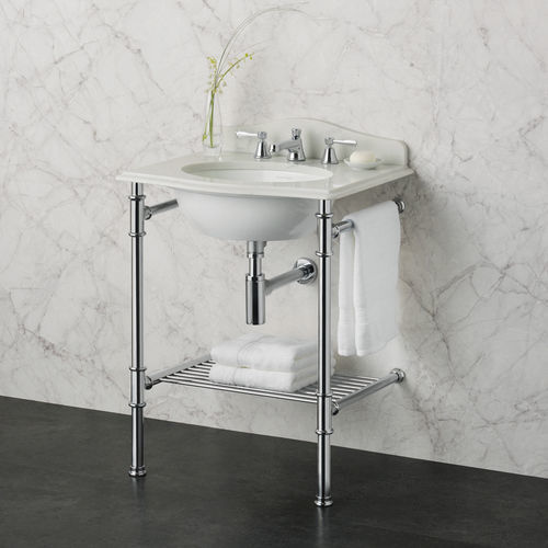 Supporto per lavabo in cromo - METALLO 61 - Victoria + Albert - in quarzo