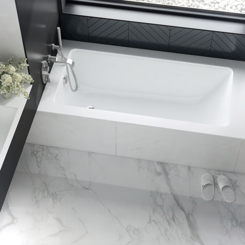 Vasca da bagno d'angolo - KALDERA 4 - Victoria + Albert - per ambiente abitativo / in composito / contemporanea