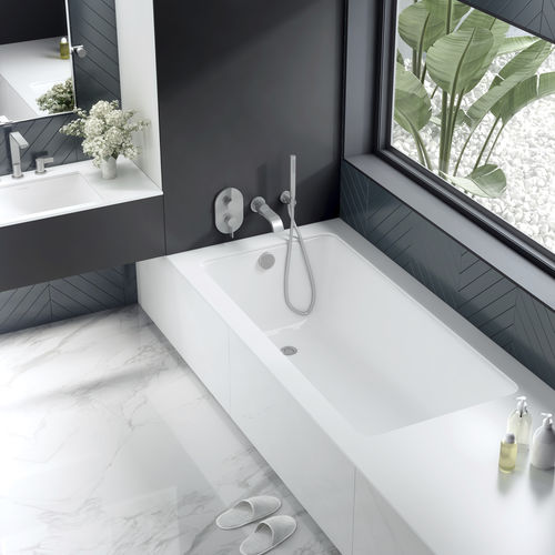 Vasca da bagno d'angolo - KALDERA 6 - Victoria + Albert - per ambiente abitativo / in composito / contemporanea