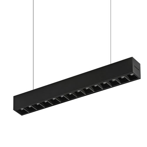 Luce a sospensione - VECTOR A LENS - Metalmek Illuminazione - ad incasso / LED / rettangolare