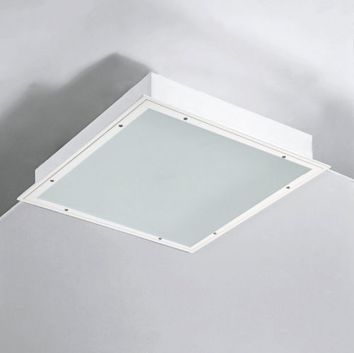 Luce da incasso a soffitto - 600  - Metalmek Illuminazione - LED / quadrata / IP65