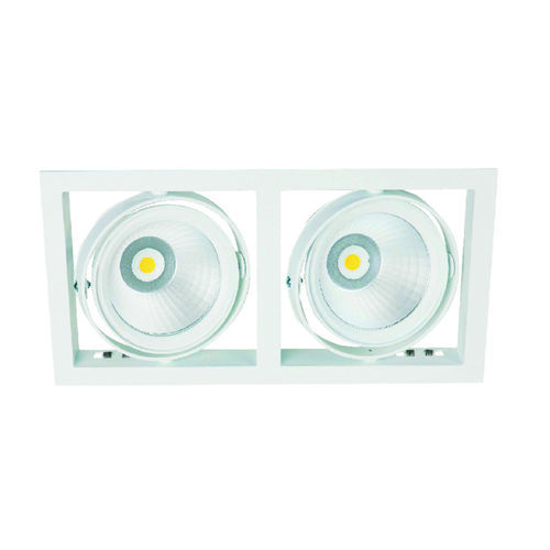 Luce da incasso - FIRST DUO - Metalmek Illuminazione - LED / rettangolare / IP20