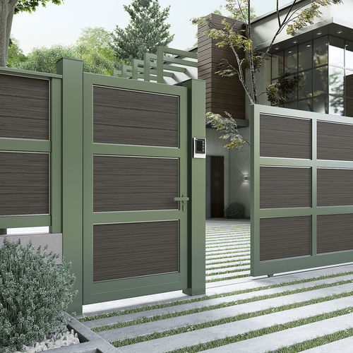 Recinzione a pannelli - SMARTIA FC80 - ALUMIL - residenziale / professionale / in alluminio