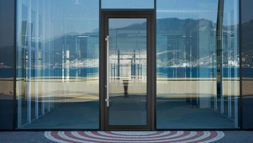 Porta per esterni - SMARTIA MD61 - ALUMIL - in alluminio / contemporanea / a doppi vetri