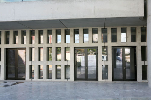Porta d'ingresso - SMARTIA M15000 - ALUMIL - in alluminio / battente / contemporanea