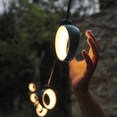 Ghirlanda luminosa in ABS - HOOPIK - FERMOB - in policarbonato / LED / per giardino
