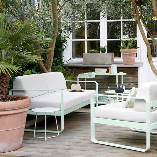 Poltrona contemporanea - BELLEVIE - FERMOB - in Sunbrella® / in tessuto acrilico / in alluminio