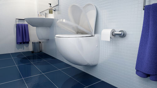 WC sospeso - SANICOMPACT COMFORT ECO+ - SFA Sanitrit España - in ceramica / con frantumatore / moderno