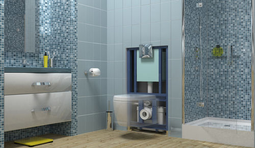 Trituratore sanitario - SANIWALL PRO - SFA Sanitrit España - per uso domestico