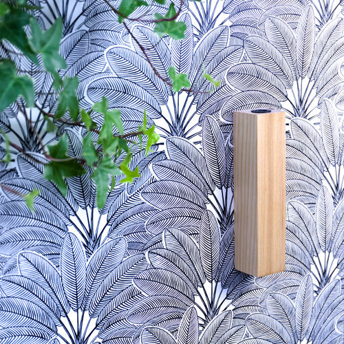 Applique contemporanea - WUDDY - NEXEL EDITION - da interno / in frassino / rettangolare