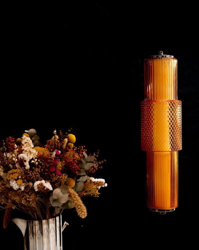 Lampada a sospensione - MOJO VERTICALE - NEXEL EDITION - in alluminio / in vetro / Art Deco