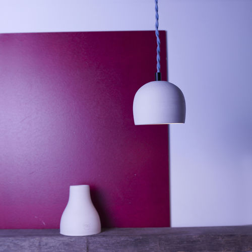 Lampada a sospensione - MOGADOR #120 - NEXEL EDITION - in terracotta / design organico / con cavo