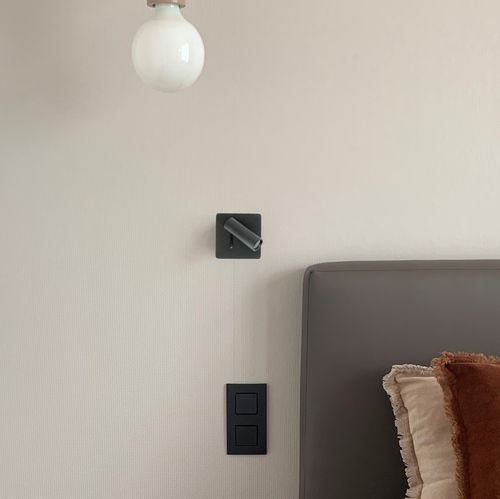Applique contemporanea - BENNY 3 - NEXEL EDITION - da interno / in metallo / tonda