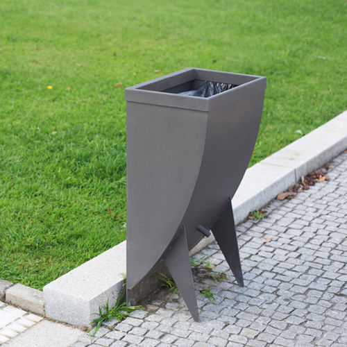 Cestino gettacarte in acciaio - DACIANO - LARUS DESIGN