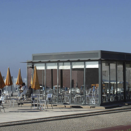 Chiosco commerciale - ARQUI - LARUS DESIGN - da catering / per informazioni / per giornali