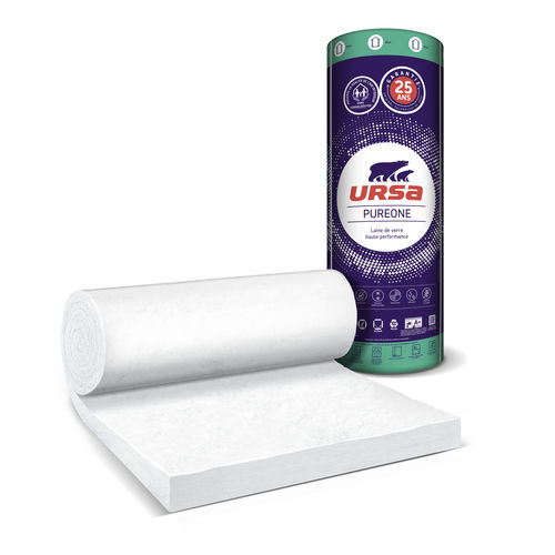 Isolante termo-acustico - PUREONE : PURE 35 QN MOB - URSA France - in lana di vetro / in rotoli / per muro
