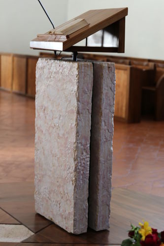 Altare pietra di Gerusalemme - Pietra di gerusalemme - in legno