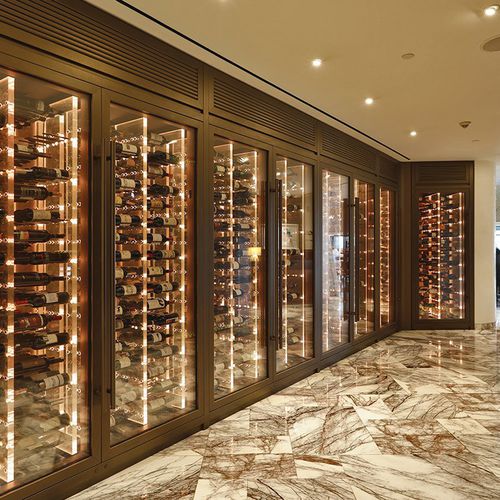 Cantinetta per uso residenziale - ST.REGIS ISTAMBUL SPAGO RESTAURANT - Focus Wine Cellars - professionale / su misura