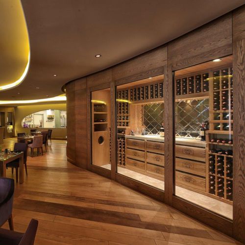 Cantinetta professionale - INTERCONTINENTAL ISTANBUL - Focus Wine Cellars - da incasso / in vetro / in legno massiccio
