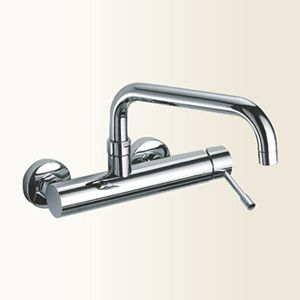 Miscelatore da parete - 2220 - GABOLI FLLI - in metallo cromato / da cucina / 1 foro