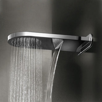 Soffione doccia da parete - CO508 - GABOLI FLLI - a cascata / a pioggia
