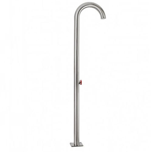 Doccia da giardino per piscina - TI4900L - Ama Luxury Shower - in acciaio inossidabile spazzolato / per uso residenziale
