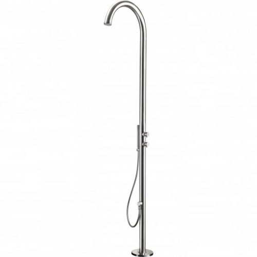 Doccia da giardino per piscina - CM4700L - Ama Luxury Shower - in acciaio inossidabile spazzolato / per uso residenziale