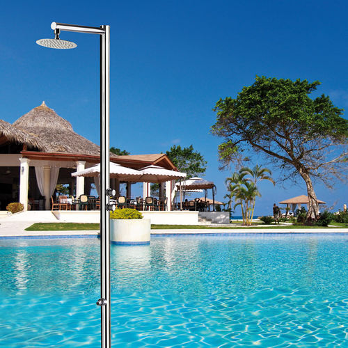 Doccia da giardino per piscina - VE1250L - Ama Luxury Shower - in acciaio inossidabile / per uso residenziale