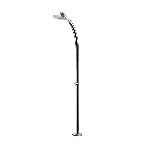 Doccia da giardino per piscina - ER1550L - Ama Luxury Shower - in acciaio inossidabile / per uso residenziale