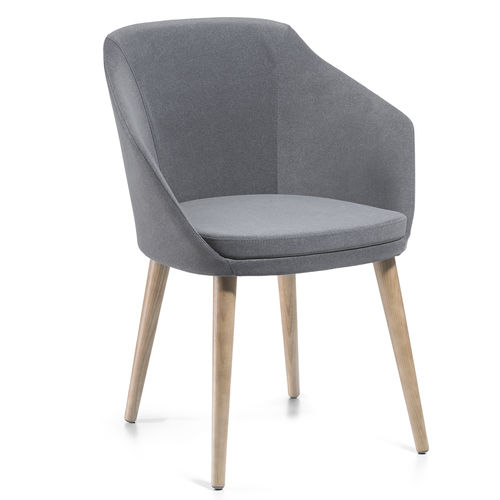 Sedia contemporanea - ADELE PL - Julia - da interno / in tessuto / con supporto in faggio