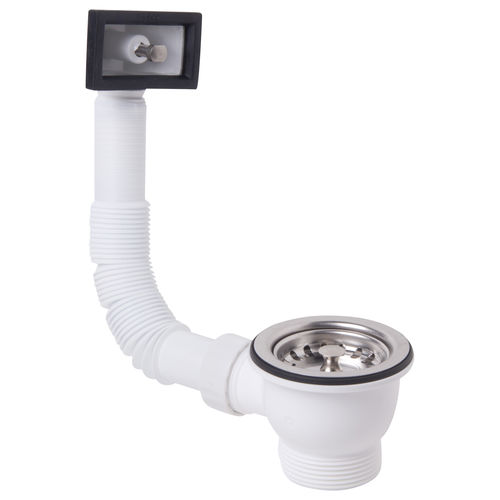 Piletta per lavabo con troppo pieno - 132.605.6 - OMP TEA