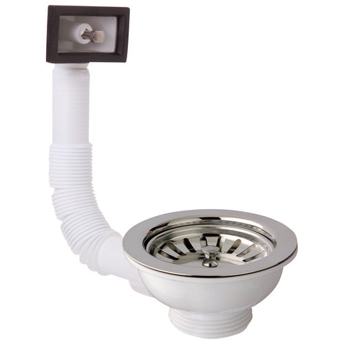 Piletta per lavabo con troppo pieno - 133.605.6 - OMP TEA