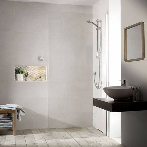 Set doccia da parete - QUARTZ BLUE - aqualisa - contemporaneo / con soffione regolabile