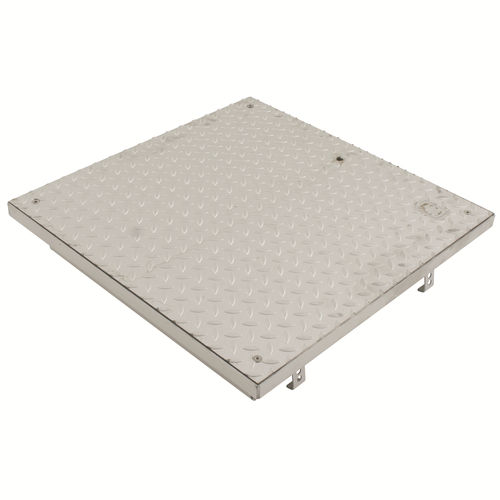 Chiusino in acciaio inossidabile - 793.040.040 - blucher france - quadrato / prefabbricato