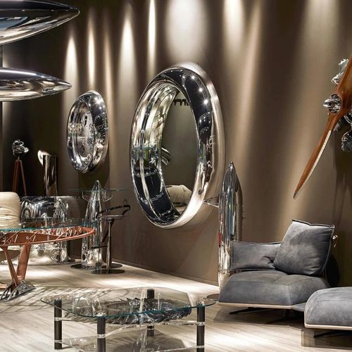 Specchio in parti d'aereo - AIR-MIR0190 AVIATION COWLING MIRROR - Arteinmotion - a muro / contract / per hotel