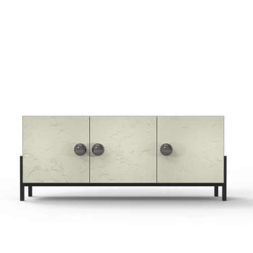 Credenza contemporanea - MA-1P + PH-1M + RO-1V - Momenti - in MDF / in fibra di vetro / a spinta e trazione