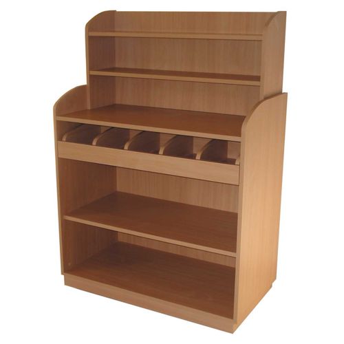Credenza con alzata classica - URANUS : 703 - SERVIZIAL - in melaminico / contract