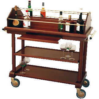 Carrello per bibite - JUPITER : 107 - SERVIZIAL - contract / in legno