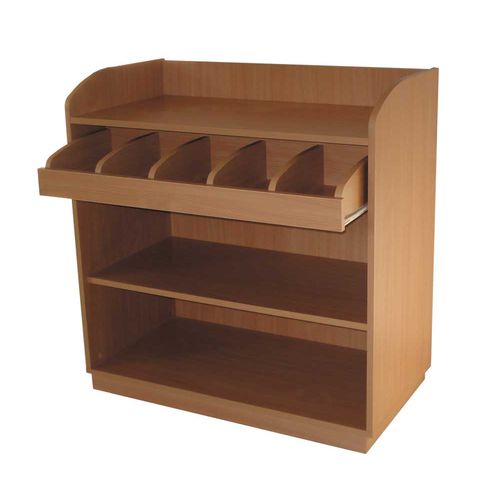 Credenza con alzata classica - URANUS : 701 - SERVIZIAL - in melaminico / contract
