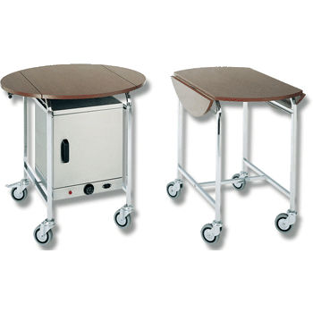 Carrello portavivande di servizio - JUPITER : 210F - SERVIZIAL - contract / in legno / in acciaio