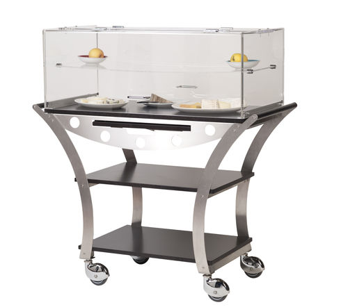 Carrello formaggi - CONTEMPORAINE : 204NW - SERVIZIAL - per dessert / per ristorante / in acciaio inossidabile
